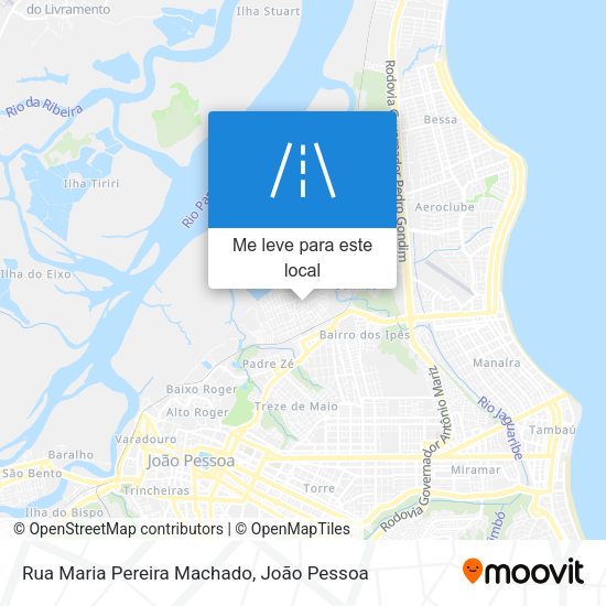 Rua Maria Pereira Machado mapa