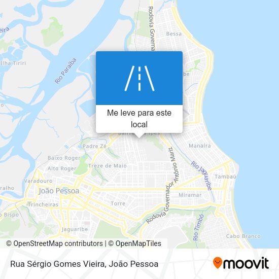 Rua Sérgio Gomes Vieira mapa