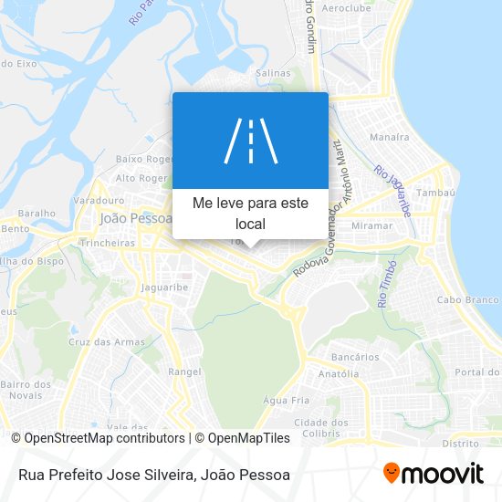 Rua Prefeito Jose Silveira mapa