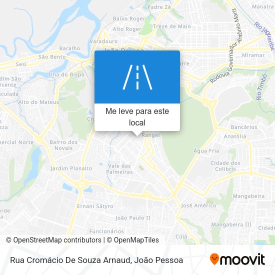 Rua Cromácio De Souza Arnaud mapa