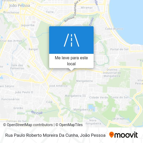 Rua Paulo Roberto Moreira Da Cunha mapa