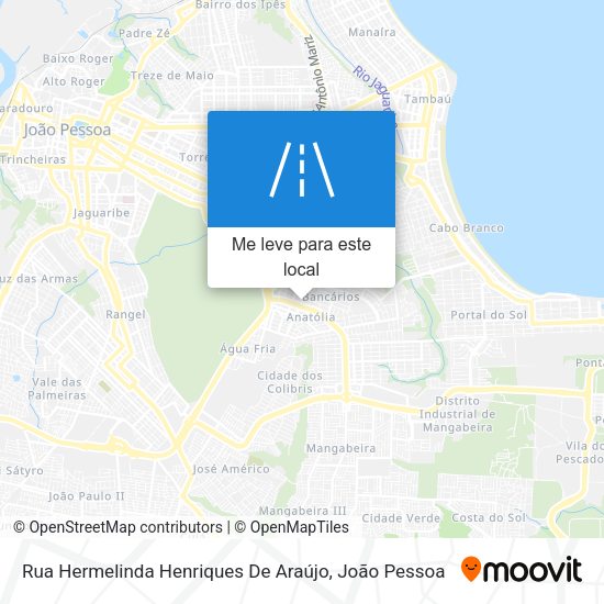 Rua Hermelinda Henriques De Araújo mapa