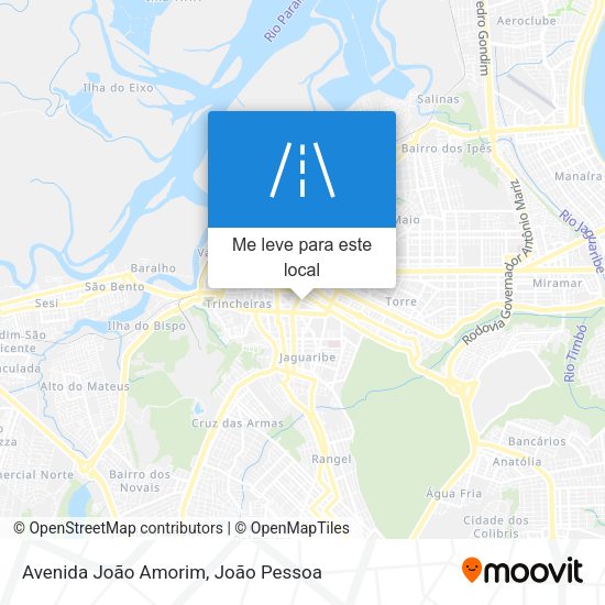 Avenida João Amorim mapa