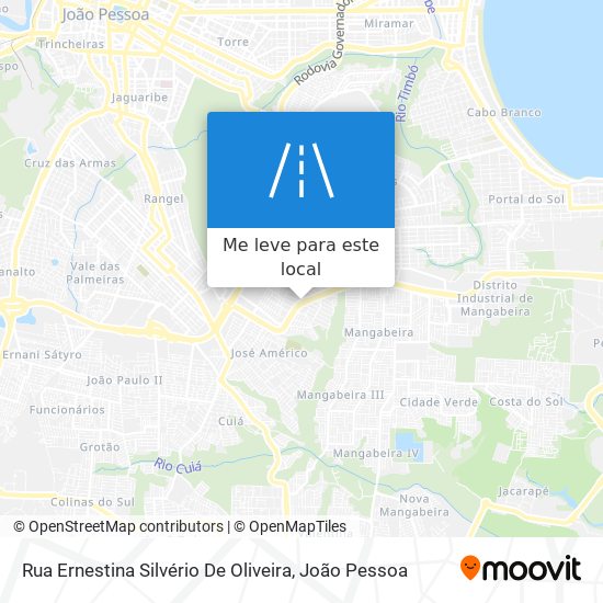 Rua Ernestina Silvério De Oliveira mapa