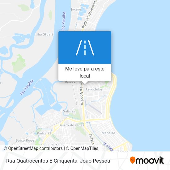 Rua Quatrocentos E Cinquenta mapa
