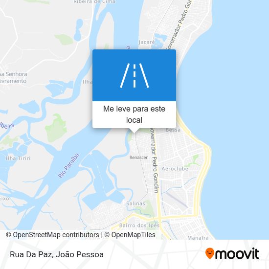 Rua Da Paz mapa