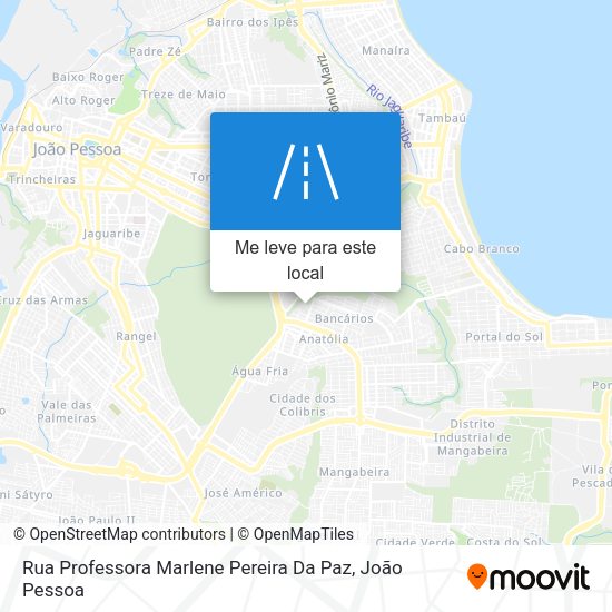 Rua Professora Marlene Pereira Da Paz mapa