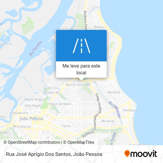 Rua José Aprígio Dos Santos mapa