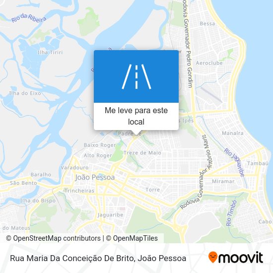 Rua Maria Da Conceição De Brito mapa