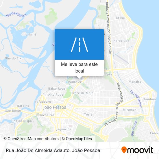Rua João De Almeida Adauto mapa