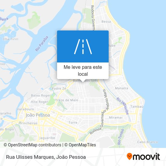 Rua Ulisses Marques mapa