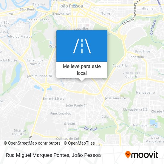 Rua Miguel Marques Pontes mapa