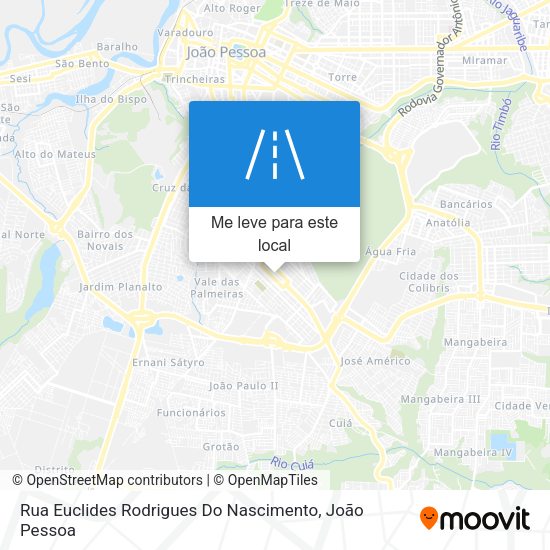 Rua Euclides Rodrigues Do Nascimento mapa