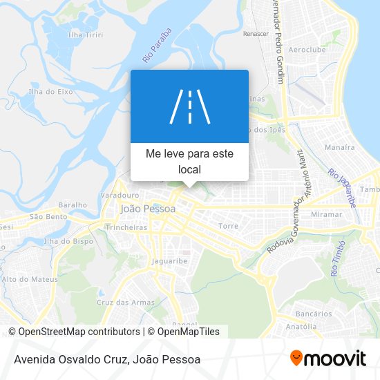 Avenida Osvaldo Cruz mapa