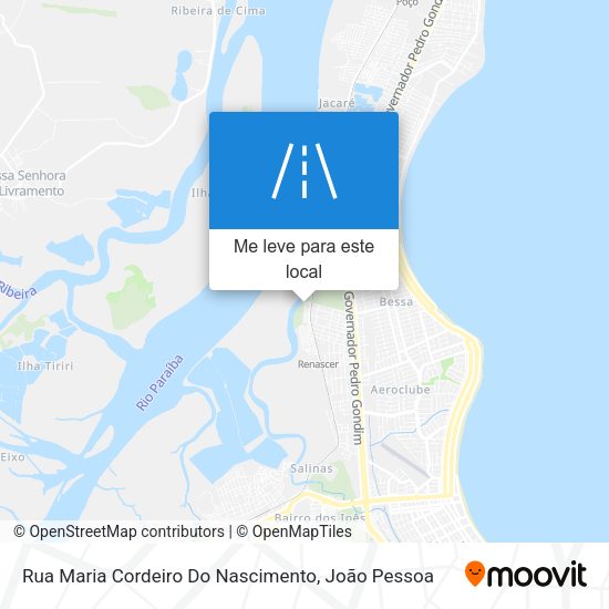 Rua Maria Cordeiro Do Nascimento mapa