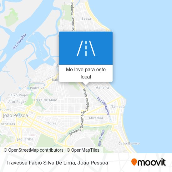 Travessa Fábio Silva De Lima mapa