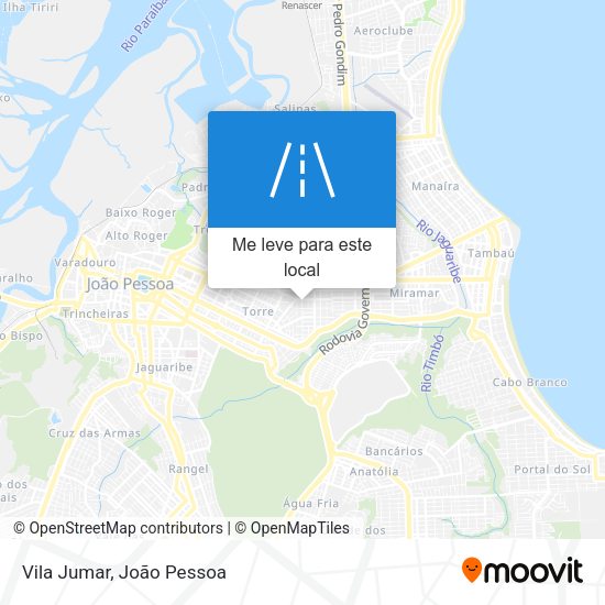 Vila Jumar mapa