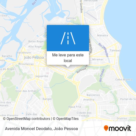 Avenida Monoel Deodato mapa