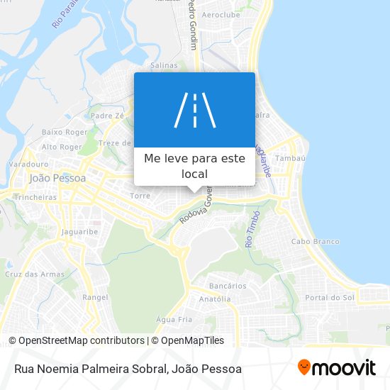 Rua Noemia Palmeira Sobral mapa