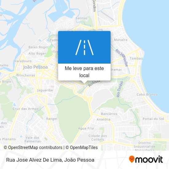 Rua Jose Alvez De Lima mapa