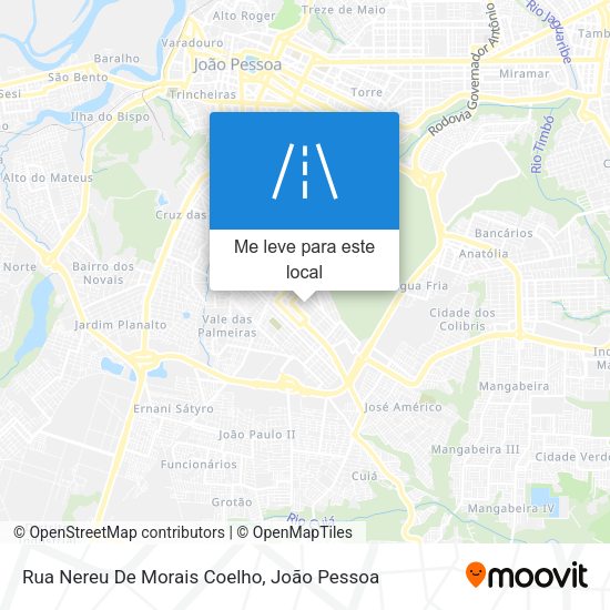 Rua Nereu De Morais Coelho mapa