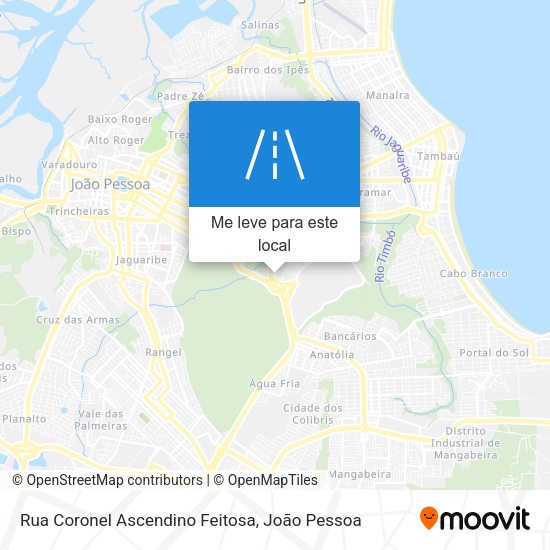 Rua Coronel Ascendino Feitosa mapa