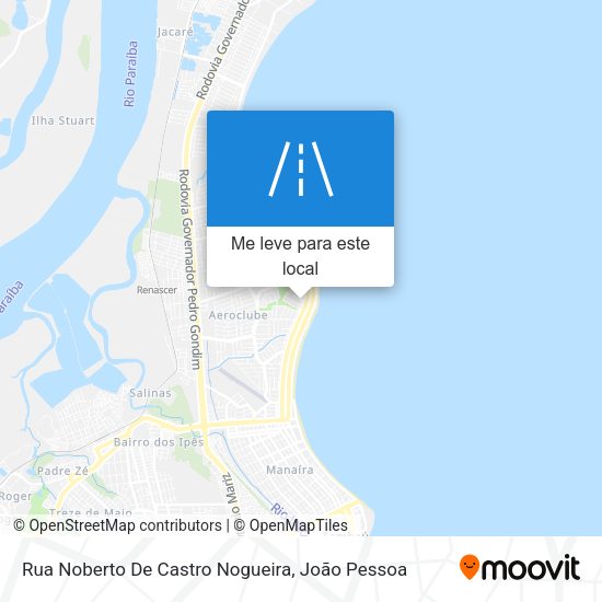 Rua Noberto De Castro Nogueira mapa