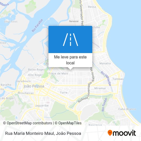 Rua Maria Monteiro Maul mapa