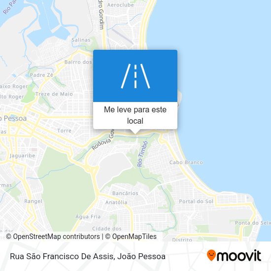 Rua São Francisco De Assis mapa