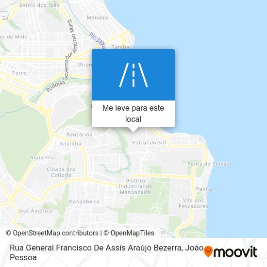 Rua General Francisco De Assis Araújo Bezerra mapa