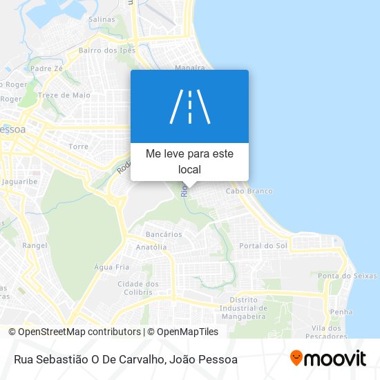 Rua Sebastião O De Carvalho mapa