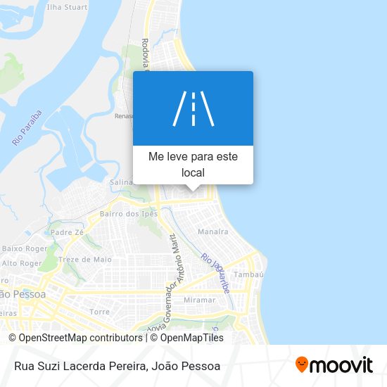 Rua Suzi Lacerda Pereira mapa