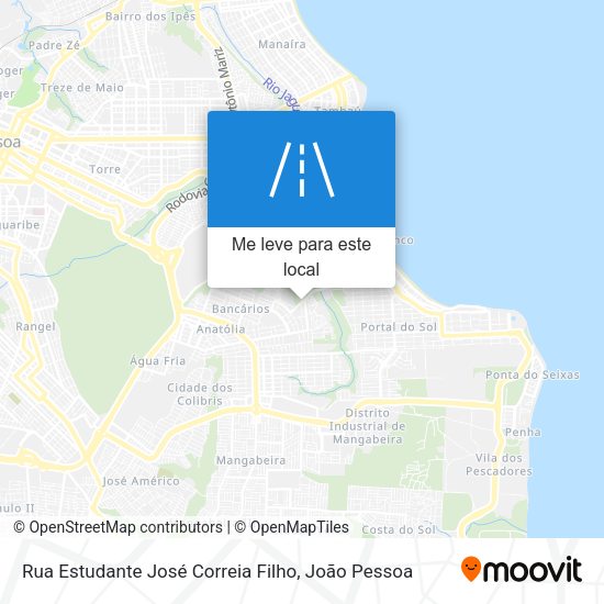 Rua Estudante José Correia Filho mapa