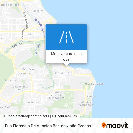 Rua Florêncio De Almeida Bastos mapa