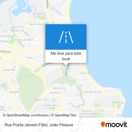 Rua Poeta Jansen Filho mapa