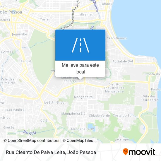 Rua Cleanto De Paiva Leite mapa