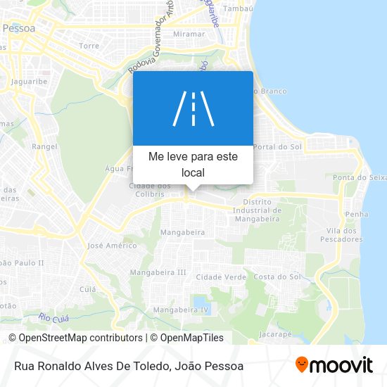 Rua Ronaldo Alves De Toledo mapa