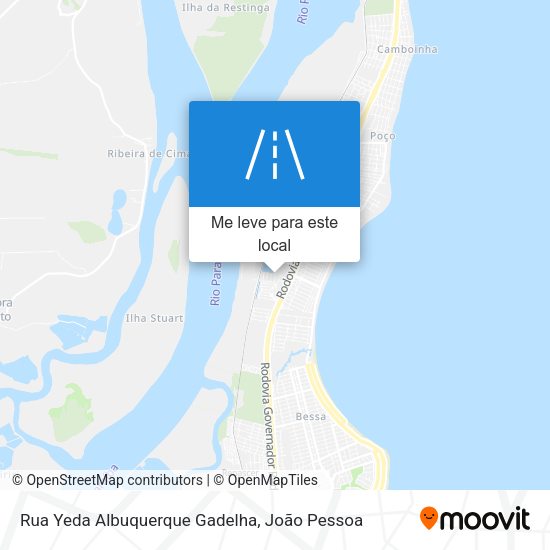 Rua Yeda Albuquerque Gadelha mapa