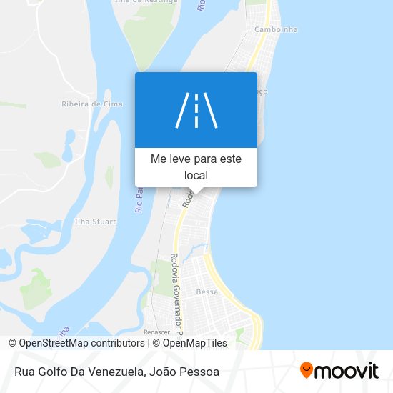 Rua Golfo Da Venezuela mapa