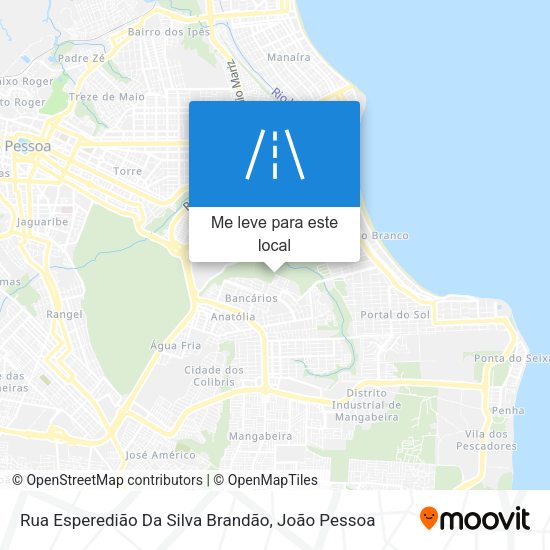 Rua Esperedião Da Silva Brandão mapa