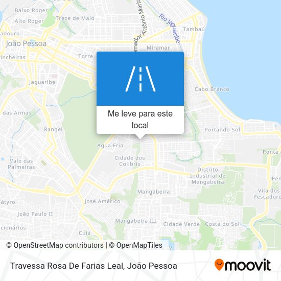 Travessa Rosa De Farias Leal mapa
