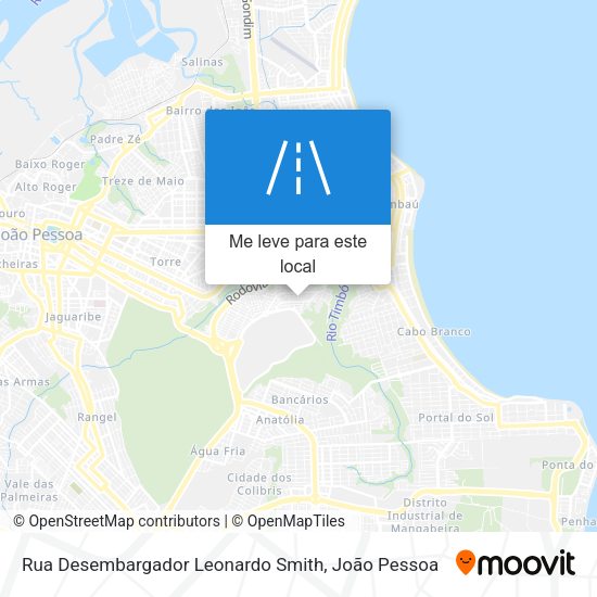 Rua Desembargador Leonardo Smith mapa