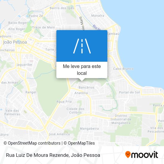 Rua Luiz De Moura Rezende mapa
