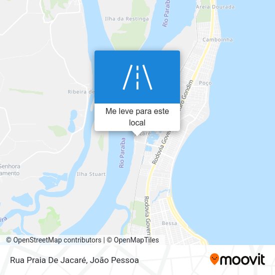 Rua Praia De Jacaré mapa