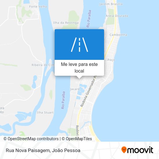 Rua Nova Paisagem mapa