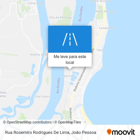 Rua Rosemiro Rodrigues De Lima mapa