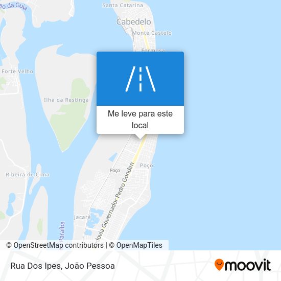 Rua Dos Ipes mapa