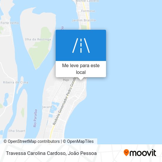 Travessa Carolina Cardoso mapa