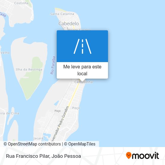 Rua Francisco Pilar mapa