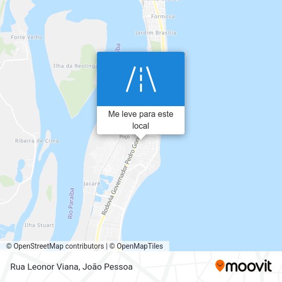 Rua Leonor Viana mapa